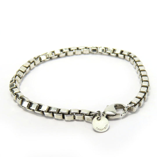 TIFFANY&Co. bracelet Silver925 Silver Venetian link Women Used Authentic