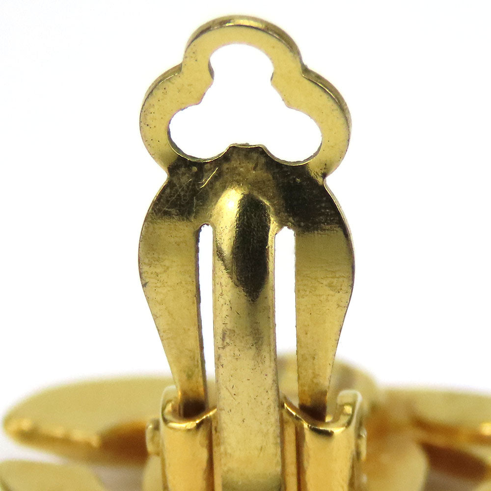 CHANEL Earring metal gold COCO Mark Women Used Authentic