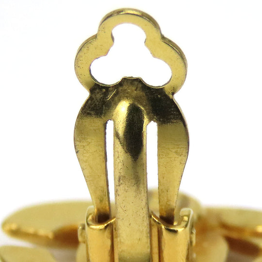CHANEL Earring metal gold COCO Mark Women Used Authentic