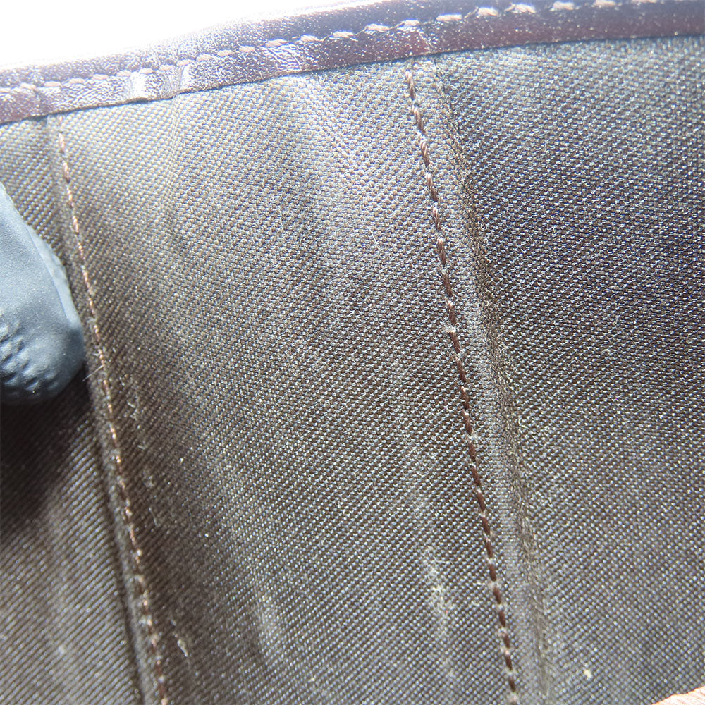 FENDI Bifold Wallet Canvas, Calfskin Brown Zucca Women Used Authentic