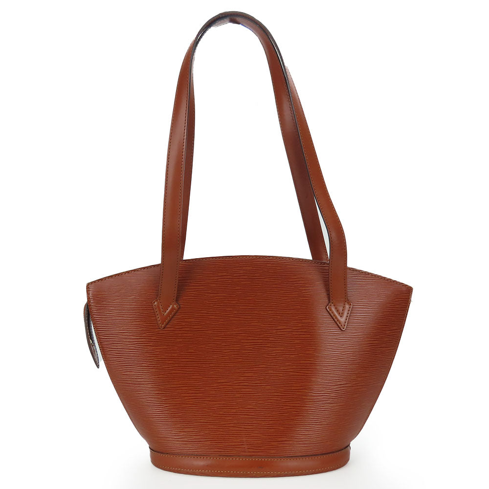 LOUIS VUITTON Tote Bag M52333 Epi Leather Brown Sun jack shopping Women Used Authentic