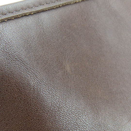 COACH Shoulder Bag 9953 leather Brown Women Used Authentic