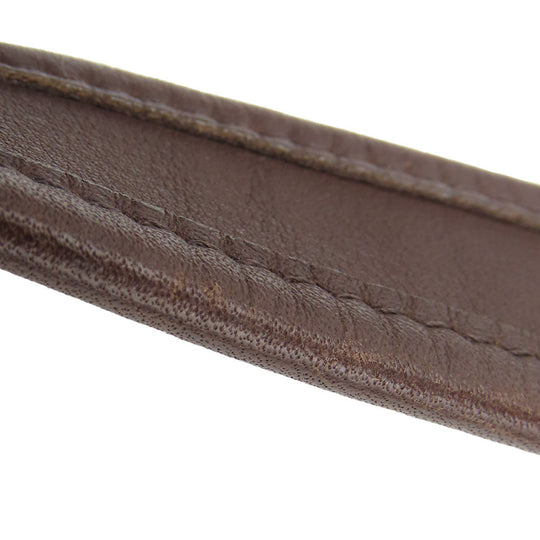 COACH Shoulder Bag 9953 leather Brown Women Used Authentic