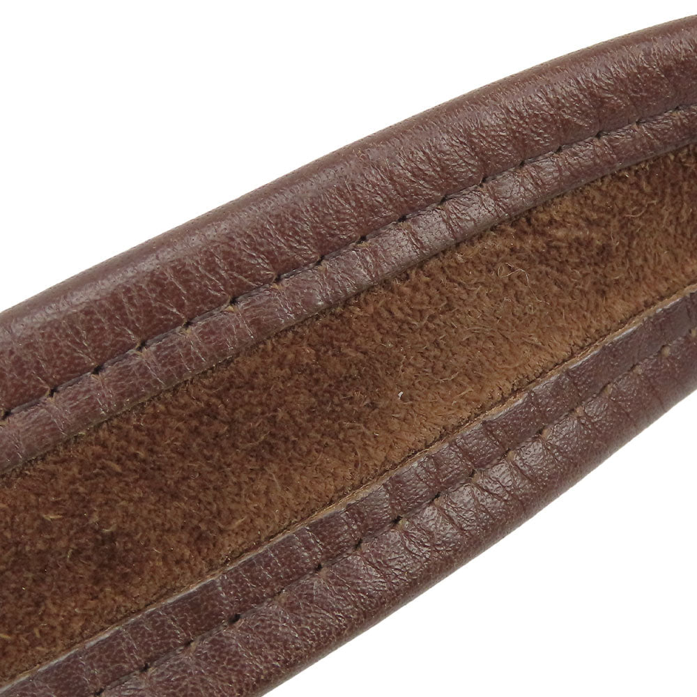 COACH Shoulder Bag 9953 leather Brown Women Used Authentic