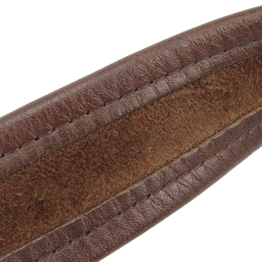 COACH Shoulder Bag 9953 leather Brown Women Used Authentic