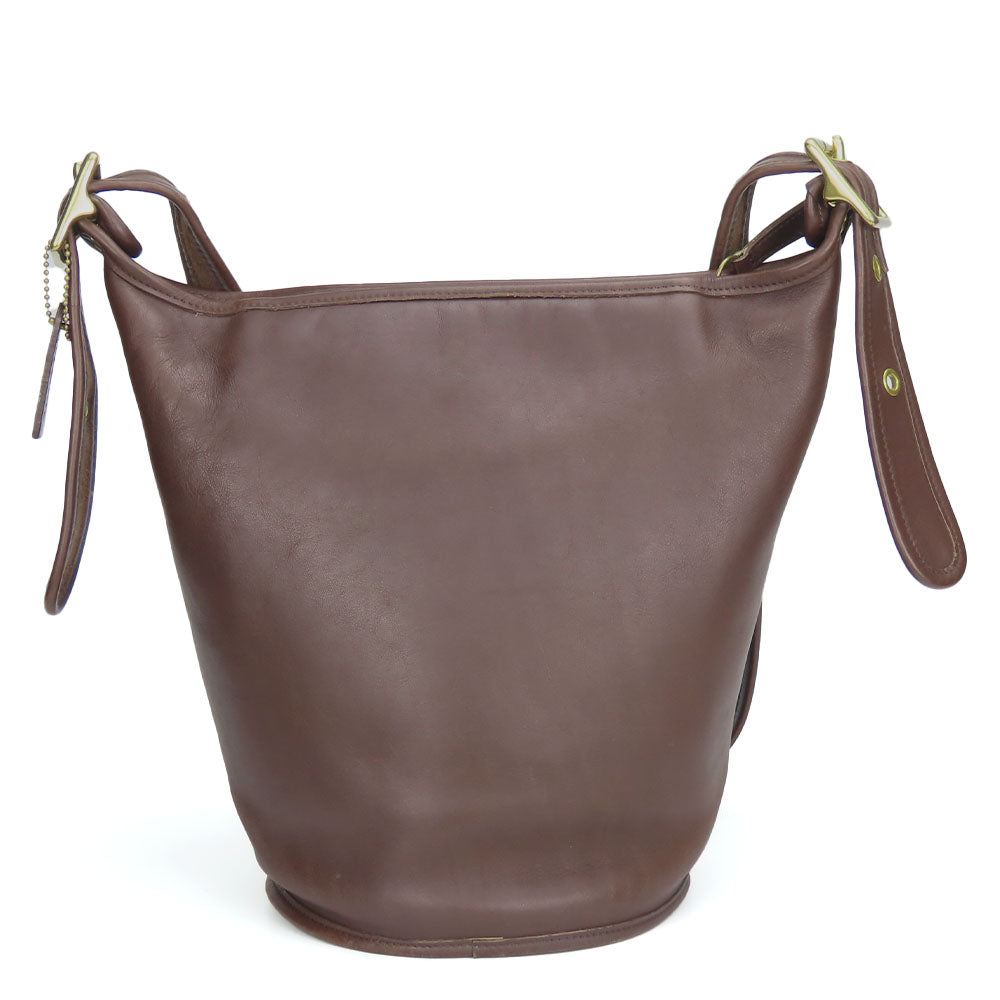 COACH Shoulder Bag 9953 leather Brown Women Used Authentic