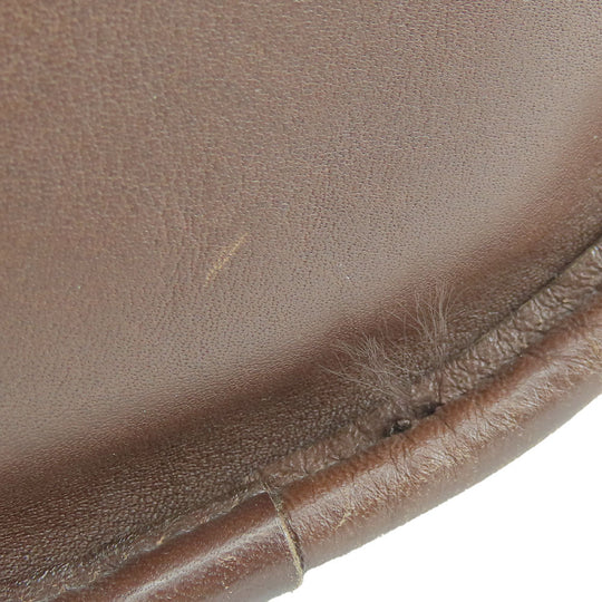 COACH Shoulder Bag 9953 leather Brown Women Used Authentic