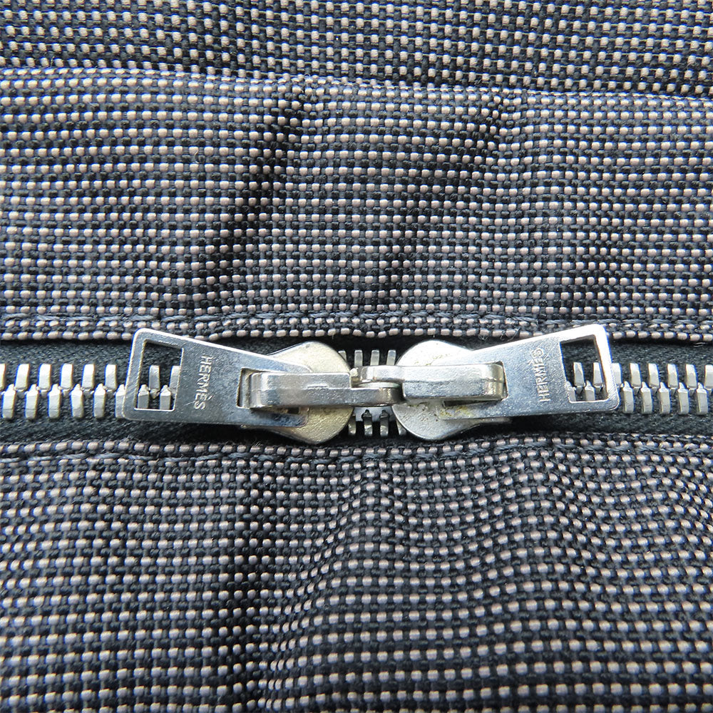 HERMES Tote Bag polyester gray Her Line unisex(Unisex) Used Authentic
