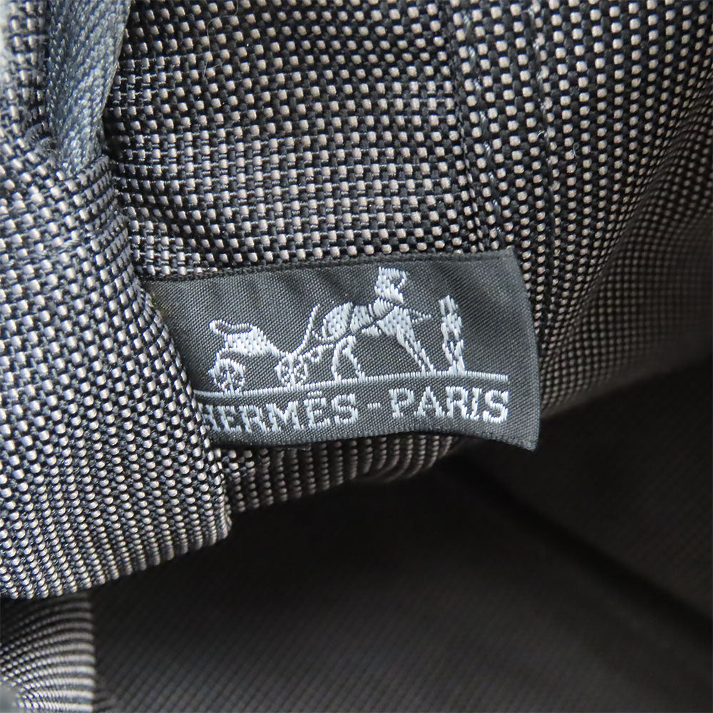 HERMES Tote Bag polyester gray Her Line unisex(Unisex) Used Authentic