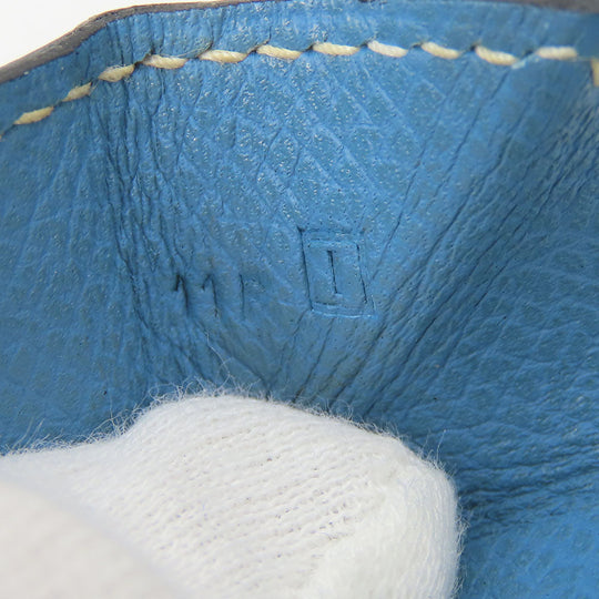 HERMES Coin case Epsom Blue gene Le van Cator