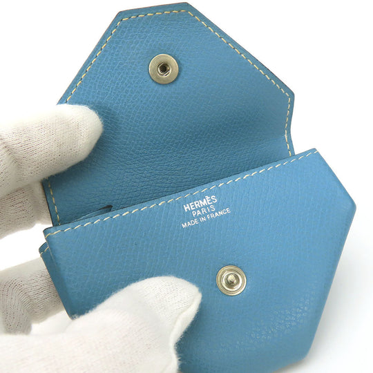 HERMES Coin case Epsom Blue gene Le van Cator