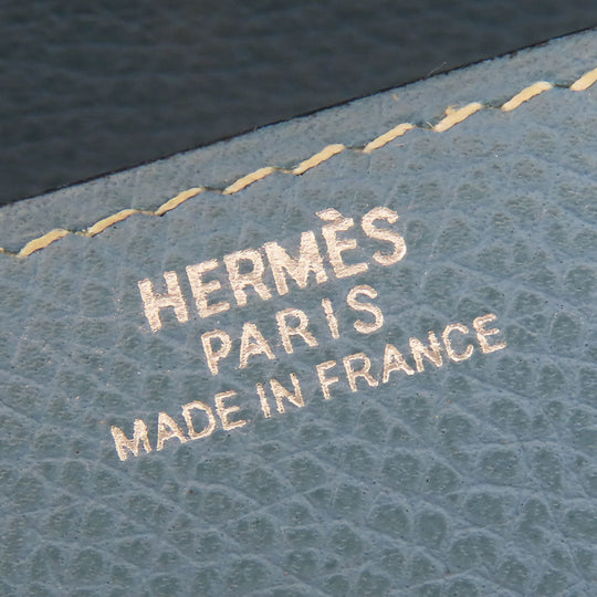 HERMES Coin case Epsom Blue gene Le van Cator