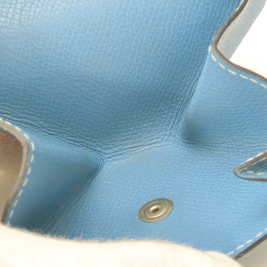 HERMES Coin case Epsom Blue gene Le van Cator