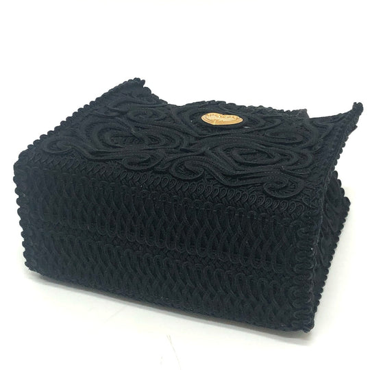 DOLCE&GABBANA Handbag cotton black Heart plate