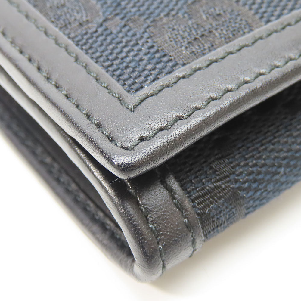 GUCCI Long Wallet Purse 035.0416.2180 GG canvas black Web line unisex(Unisex) Used Authentic
