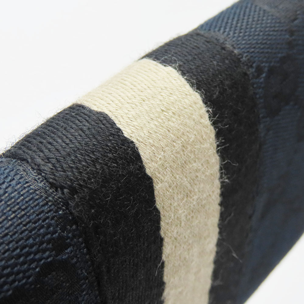 GUCCI Long Wallet Purse 035.0416.2180 GG canvas black Web line unisex(Unisex) Used Authentic