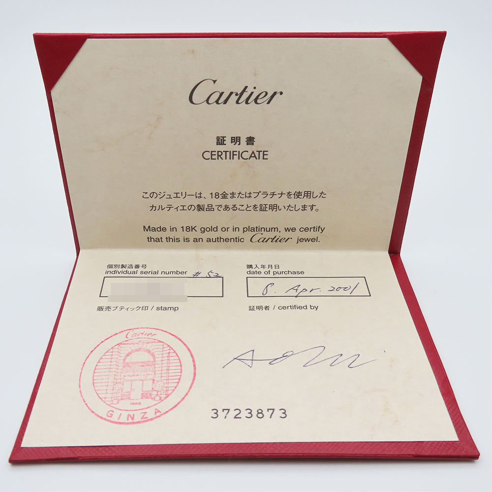 CARTIER Ring K18 white gold White gold LOVE