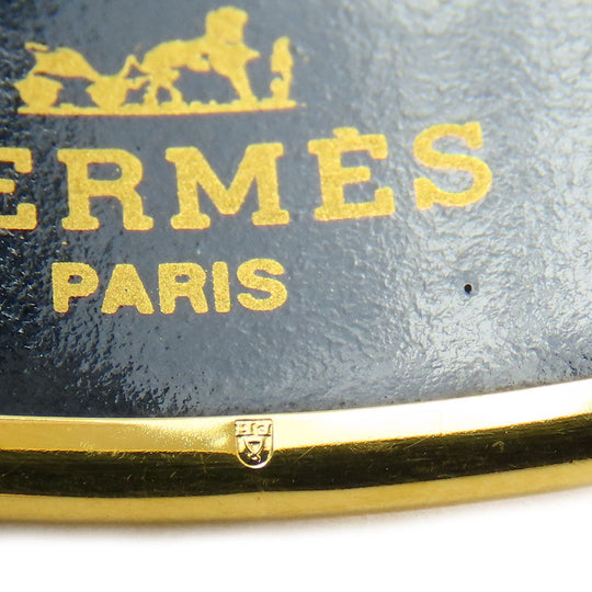 HERMES bracelet Metal, Enamel Red Emilel GM Women Used Authentic
