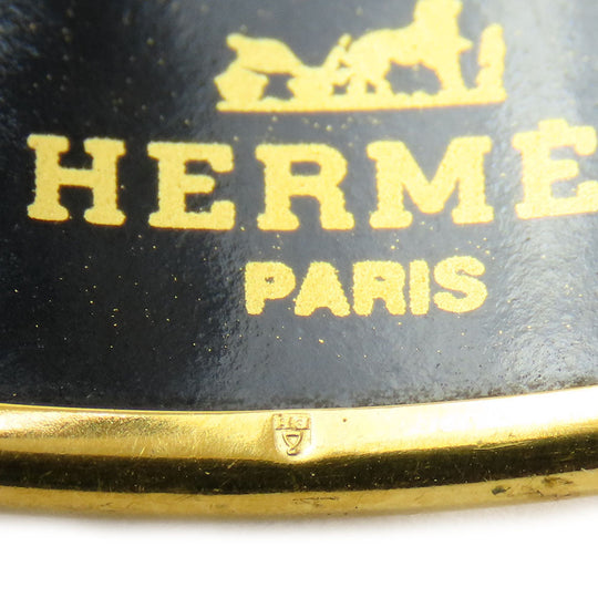 HERMES Bangle Metal, Cloisonne Red Emilel GM Women Used Authentic