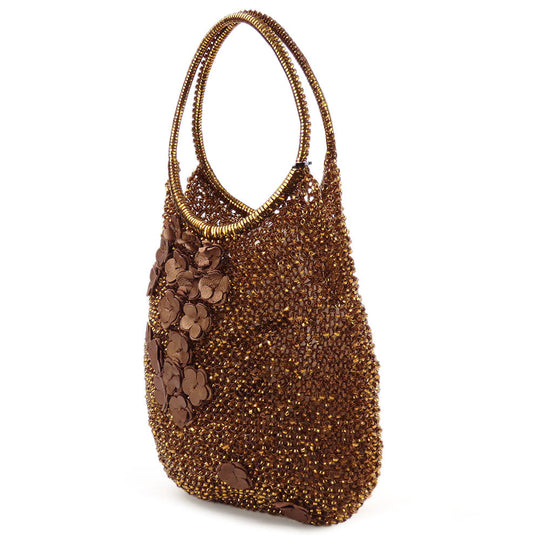 ANTEPRIMA Handbag PVC Brown Wire bag Women Used Authentic