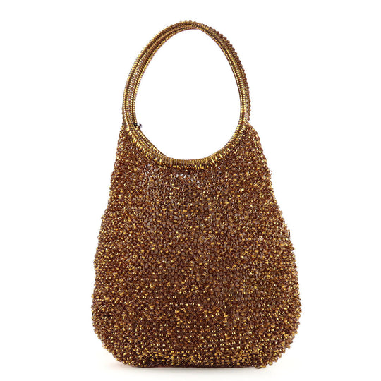 ANTEPRIMA Handbag PVC Brown Wire bag Women Used Authentic
