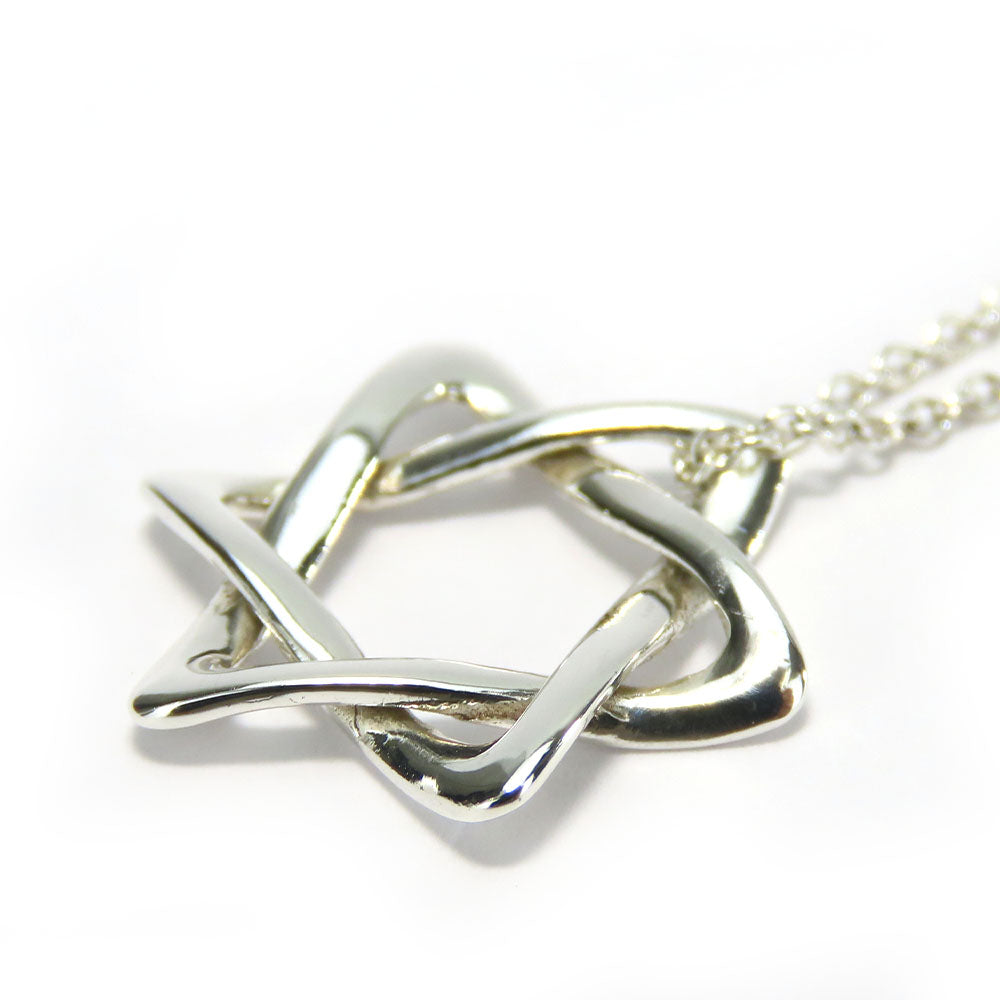 TIFFANY&Co. Necklace Silver925 Silver Star of david Women Used Authentic