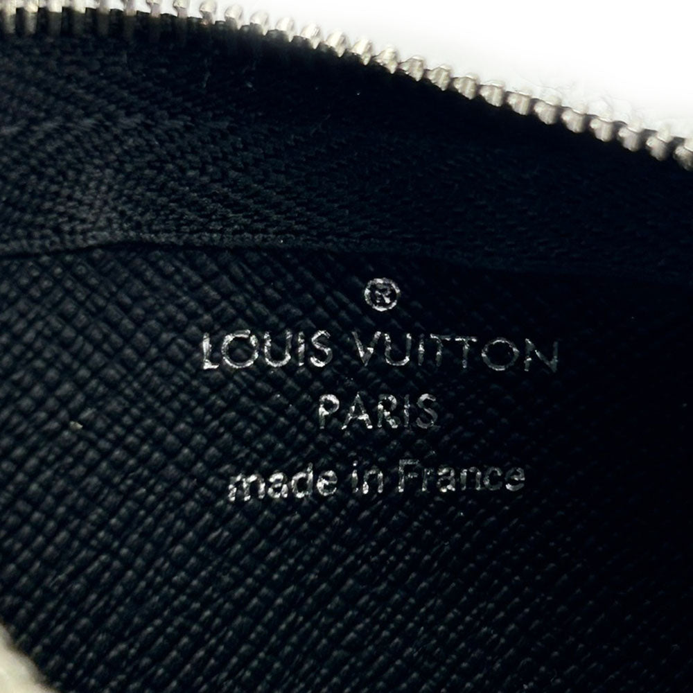 LOUIS VUITTON Coin case N60155 Damier Grafitte black Pochette Kle