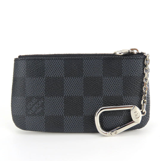 LOUIS VUITTON Coin case N60155 Damier Grafitte black Pochette Kle