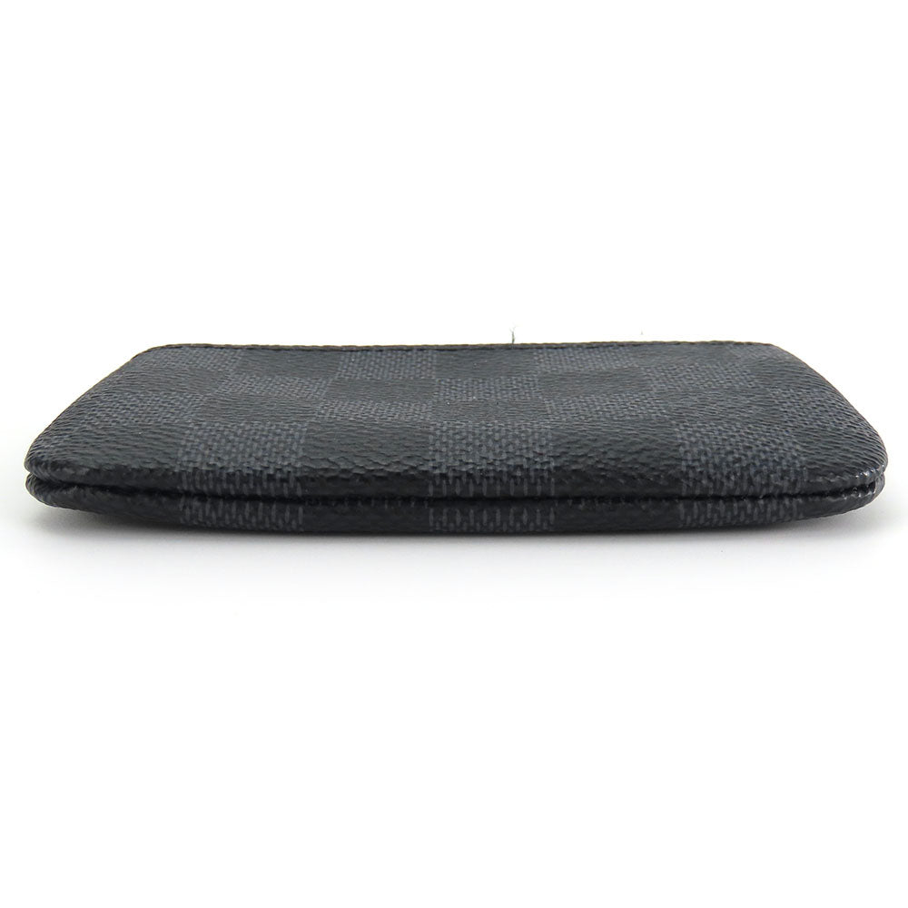 LOUIS VUITTON Coin case N60155 Damier Grafitte black Pochette Kle