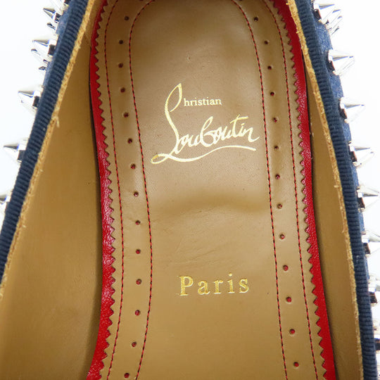 Christian Louboutin loafers denim Navy 42 1/2