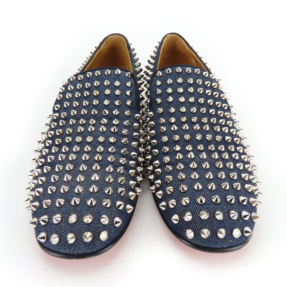 Christian Louboutin loafers denim Navy 42 1/2