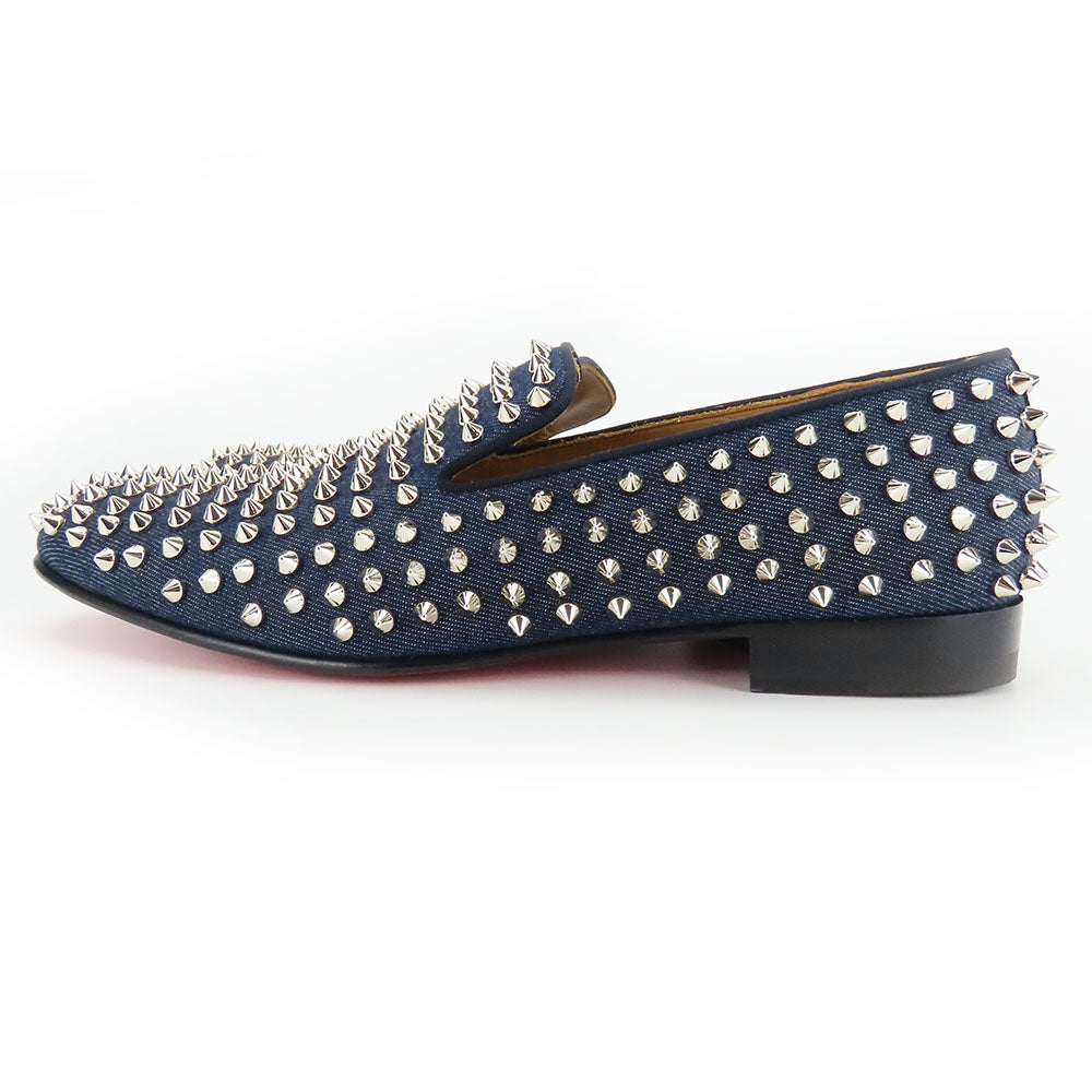 Christian Louboutin loafers denim Navy 42 1/2