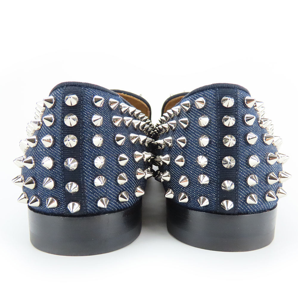 Christian Louboutin loafers denim Navy 42 1/2