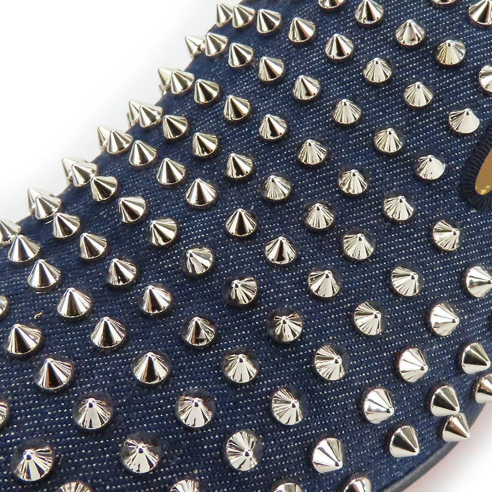 Christian Louboutin loafers denim Navy 42 1/2