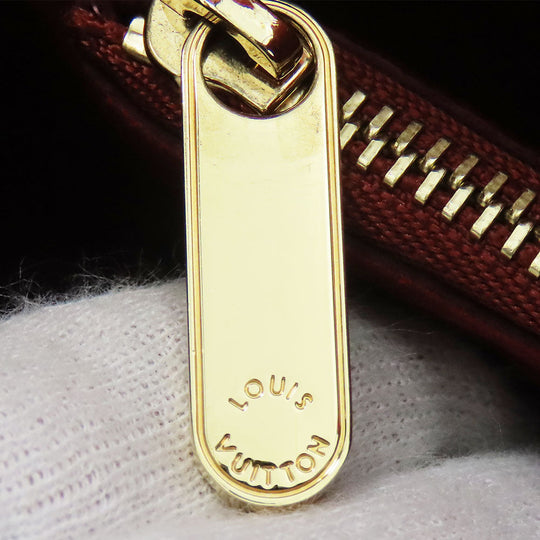 LOUIS VUITTON Tote Bag M40459 Monogram, Leather Red Kimono MM Women Used Authentic