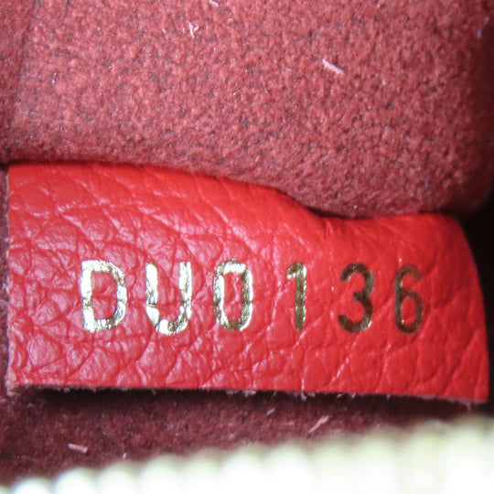 LOUIS VUITTON Tote Bag M40459 Monogram, Leather Red Kimono MM Women Used Authentic