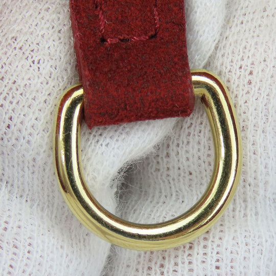 LOUIS VUITTON Tote Bag M40459 Monogram, Leather Red Kimono MM Women Used Authentic