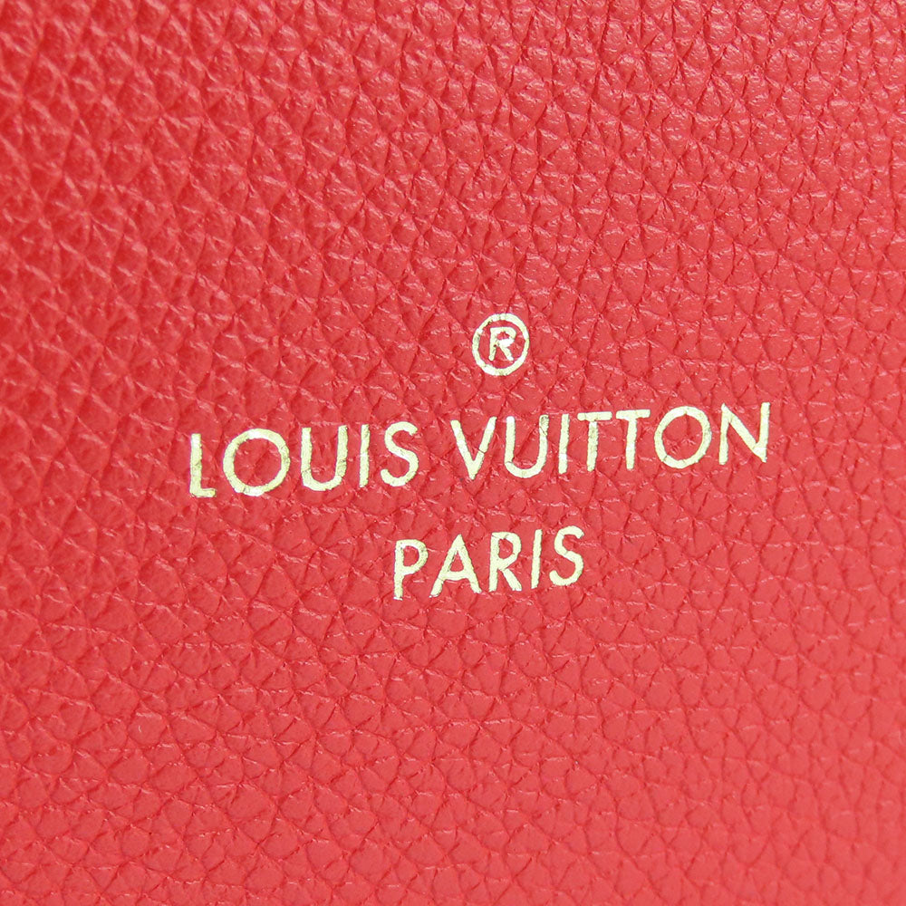 LOUIS VUITTON Tote Bag M40459 Monogram, Leather Red Kimono MM Women Used Authentic