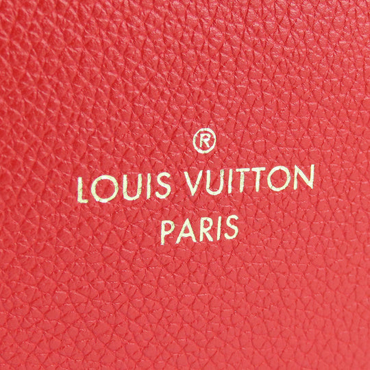 LOUIS VUITTON Tote Bag M40459 Monogram, Leather Red Kimono MM Women Used Authentic