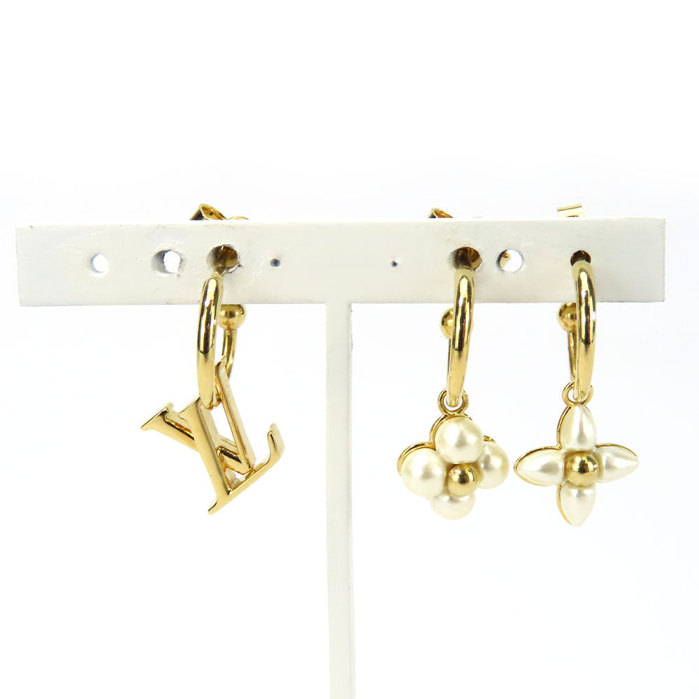 LOUIS VUITTON Pierce M01025 metal gold Floragram