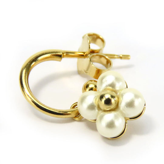 LOUIS VUITTON Pierce M01025 metal gold Floragram
