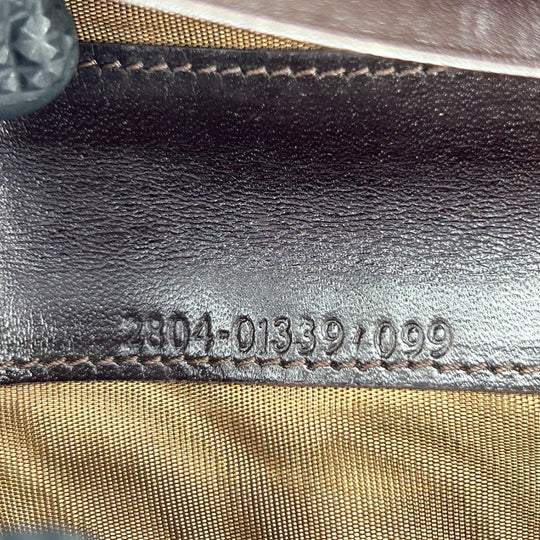 FENDI Long Wallet Purse Canvas, Leather Brown Zucca Women Used Authentic