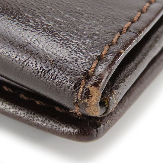 FENDI Long Wallet Purse Canvas, Leather Brown Zucca Women Used Authentic