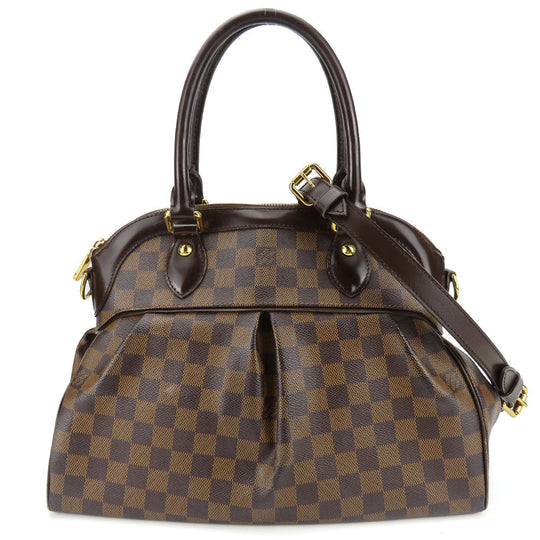 LOUIS VUITTON Handbag N51997 Damier Brown Trevi PM Women Used Authentic