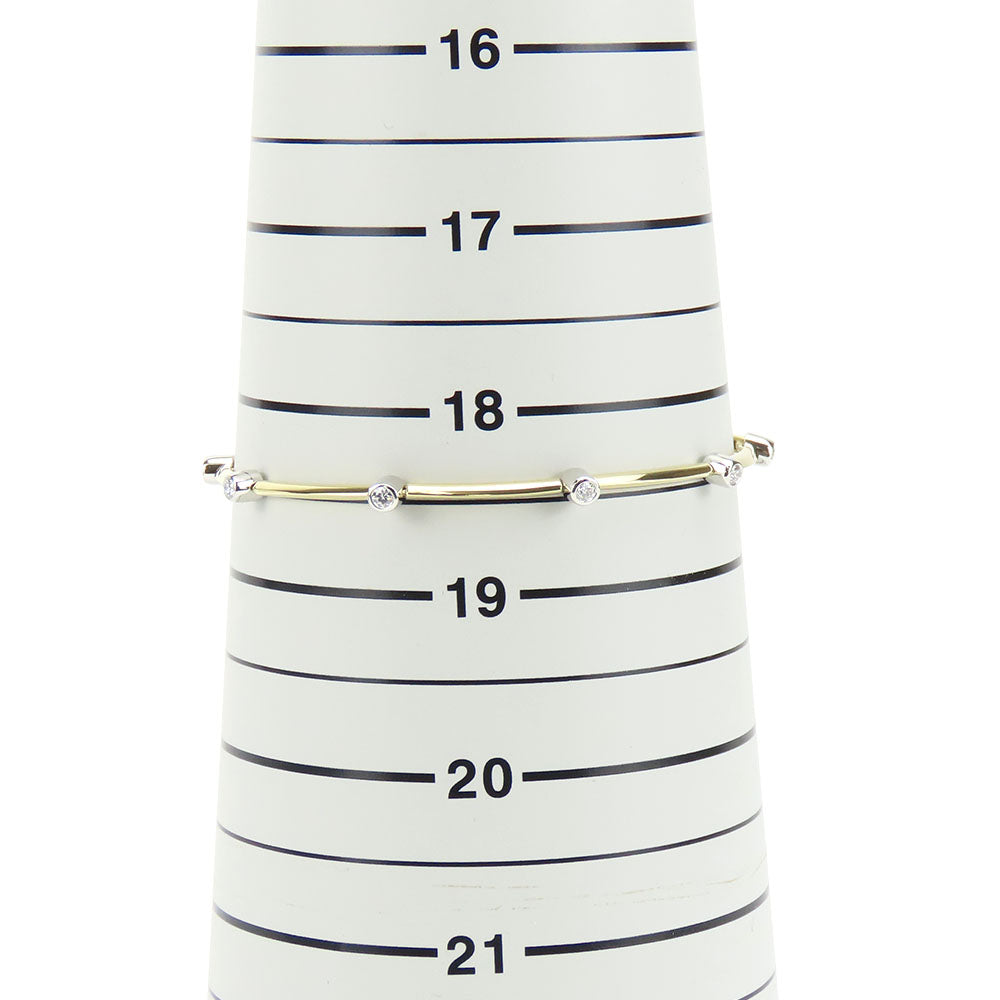 TIFFANY&Co. bracelet K18 Yellow Gold, Pt950Platinum, Diamond Yellow Gold Women Used Authentic