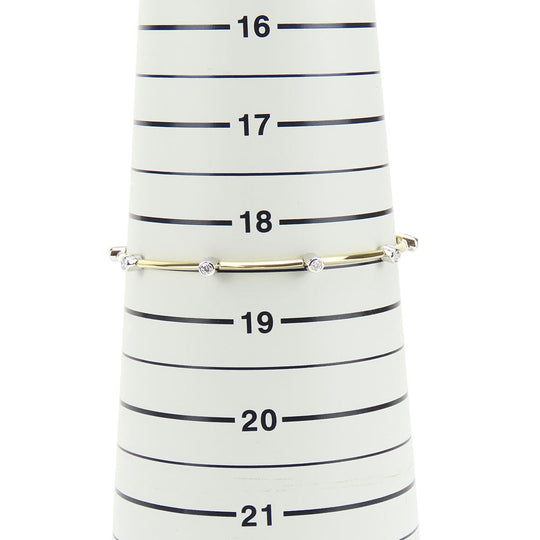 TIFFANY&Co. bracelet K18 Yellow Gold, Pt950Platinum, Diamond Yellow Gold Women Used Authentic