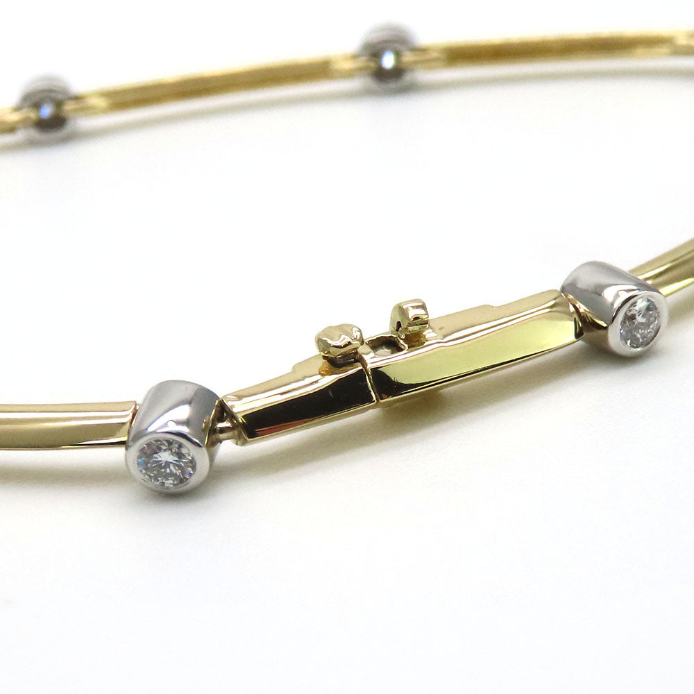 TIFFANY&Co. bracelet K18 Yellow Gold, Pt950Platinum, Diamond Yellow Gold Women Used Authentic