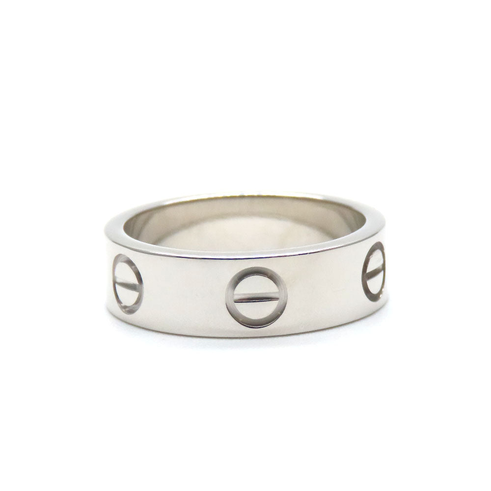 CARTIER Ring K18 white gold White gold love Women Used Authentic