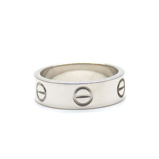 CARTIER Ring K18 white gold White gold love Women Used Authentic