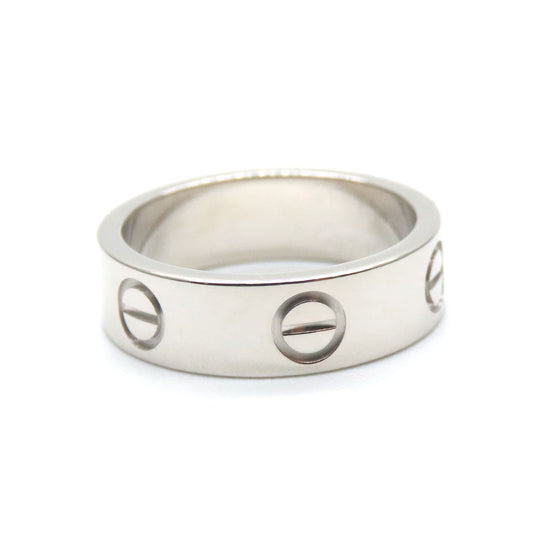 CARTIER Ring K18 white gold White gold love Women Used Authentic